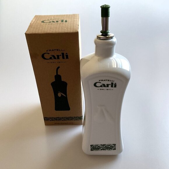 NEW FRATELLI CARLI OLIVE OIL DISPENSER BOTTLE - Picture 2 of 10